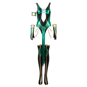 Jade Cosplay Costumes Ninja Uniform Game Mortal Kombat Role Play Women's XS